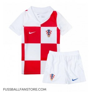 Kroatien Replik Heimtrikot Kinder EM 2024 Kurzarm (+ Kurze Hosen)